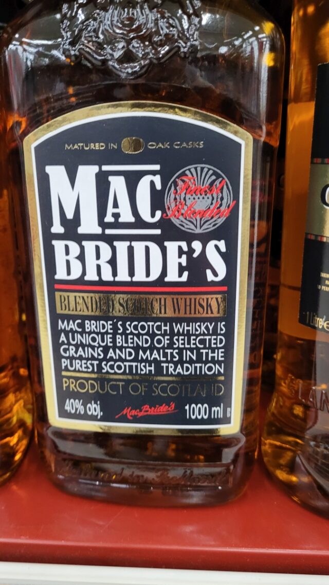 Mac Bride's Blended Scotch Whisky